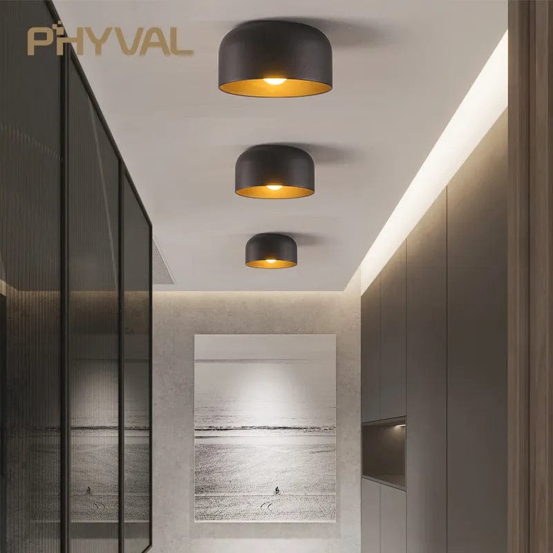 Plafonnier LED Nordica Noir/Blanc | Marco Lucetti