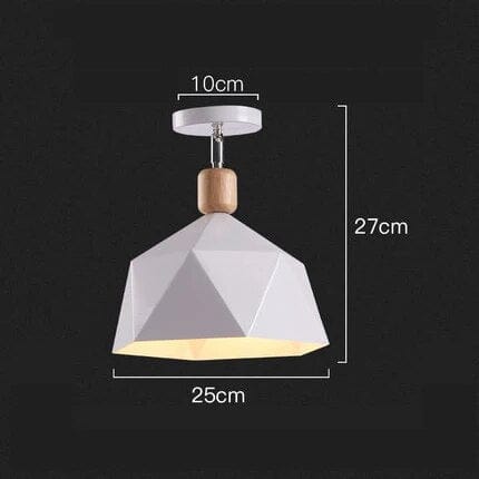 Plafonnier LED Nordico en Bois - Éclairage Moderne | Marco Lucetti Blanc