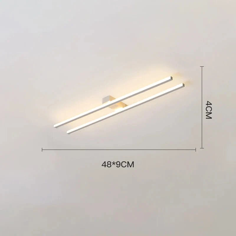 Plafonnier LED Nordico. | Marco Lucetti Style C 48CM Blanc / Avec télécommande