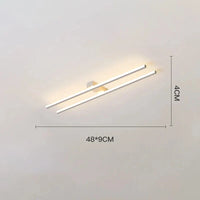 Plafonnier LED Nordico. | Marco Lucetti Style C 48CM Blanc / Avec télécommande