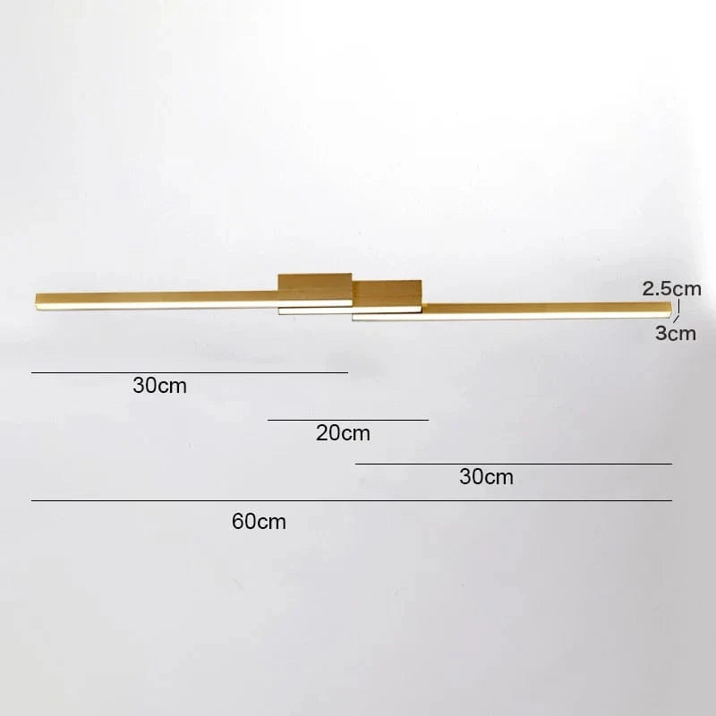 Plafonnier LED Nordico. | Marco Lucetti Un Style 60cm Or / Avec télécommande