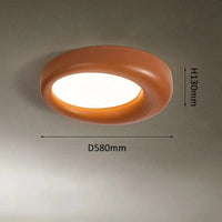 Plafonnier LED Nordik Crème | Marco Lucetti Orange / Diamètre580x130mm / CN | Froid chaud naturel | LED 72W