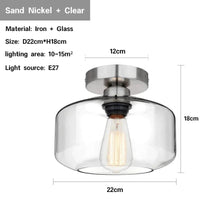 Plafonnier LED Nordik en Verre Moderne pour Décoration Intérieure | Marco Lucetti