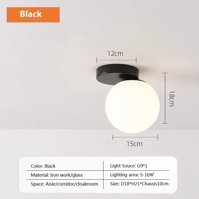 Plafonnier LED NordikWay航道. | Marco Lucetti B-Noir / Blanc chaud