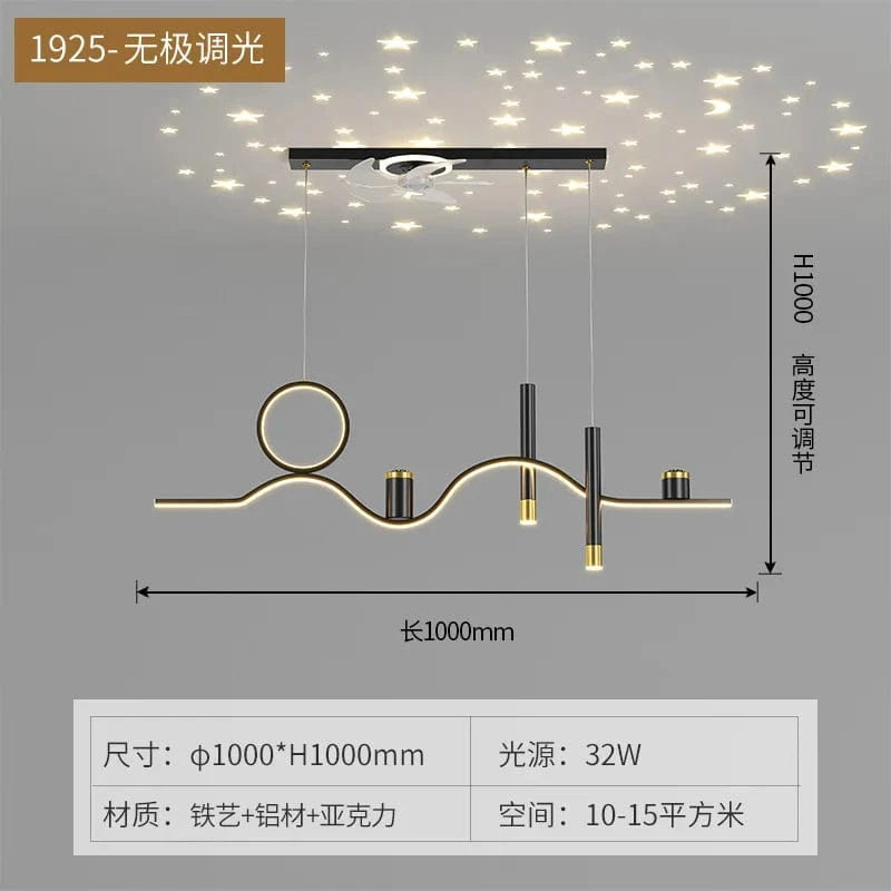 Plafonnier LED Nordique à Couleur Changeante | Marco Lucetti Gradation continue