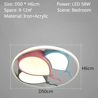 Plafonnier LED nordique "Ballon Magique" pour Décoration de Chambre Enfant. | Marco Lucetti