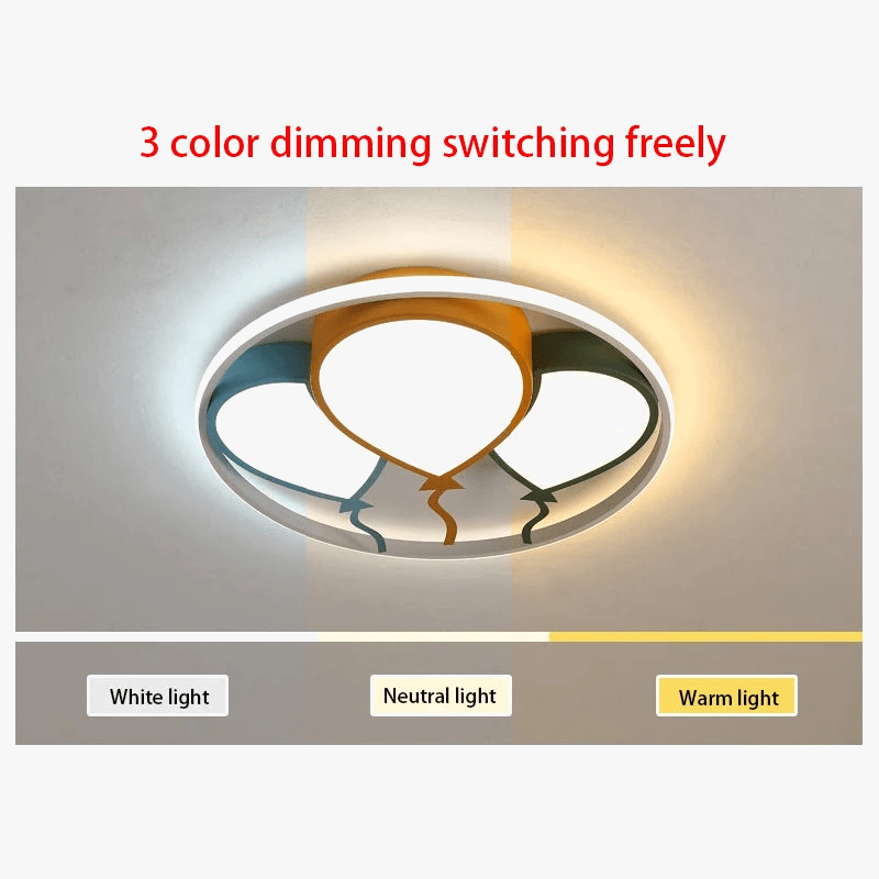 Plafonnier LED nordique "Ballon Magique" pour Décoration de Chambre Enfant. | Marco Lucetti