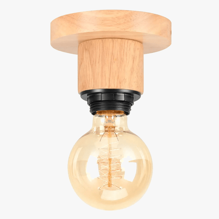 Plafonnier LED Nordique Bois - Lampe Décor Salon | Marco Lucetti Bois