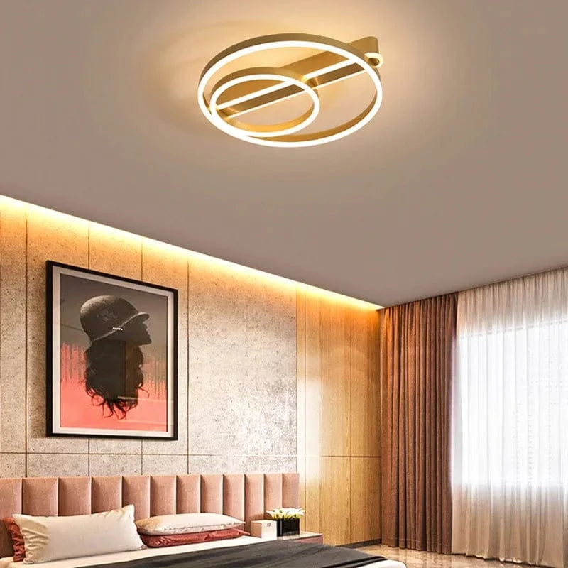 Plafonnier LED Nordique Circulaire en Acrylique Simple | Marco Lucetti