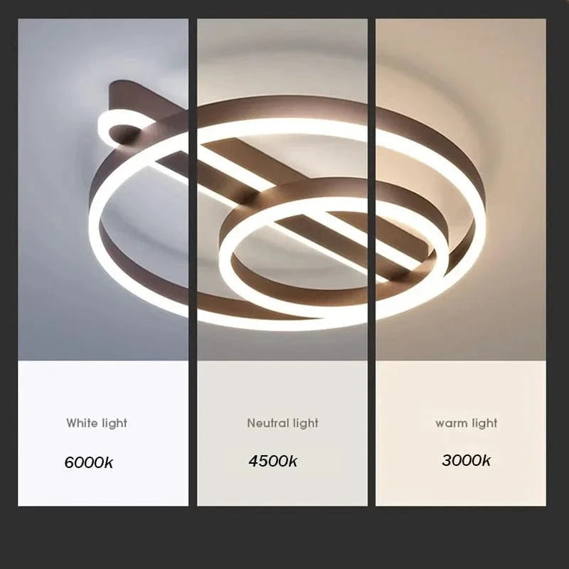 Plafonnier LED Nordique Circulaire en Acrylique Simple | Marco Lucetti