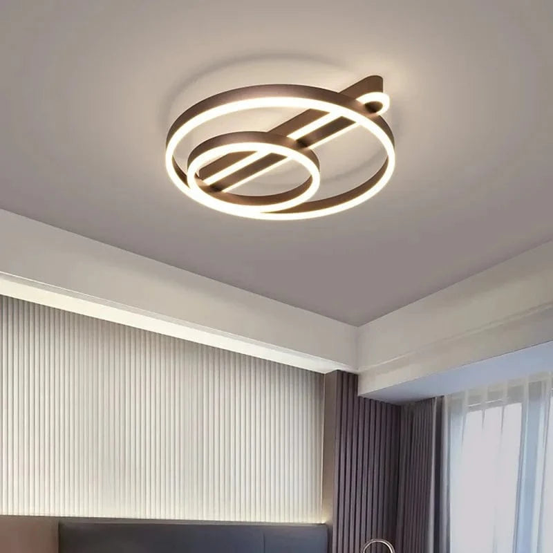 Plafonnier LED Nordique Circulaire en Acrylique Simple | Marco Lucetti