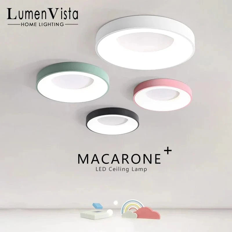 Plafonnier LED nordique contemporain circulaire Lumina | Marco Lucetti
