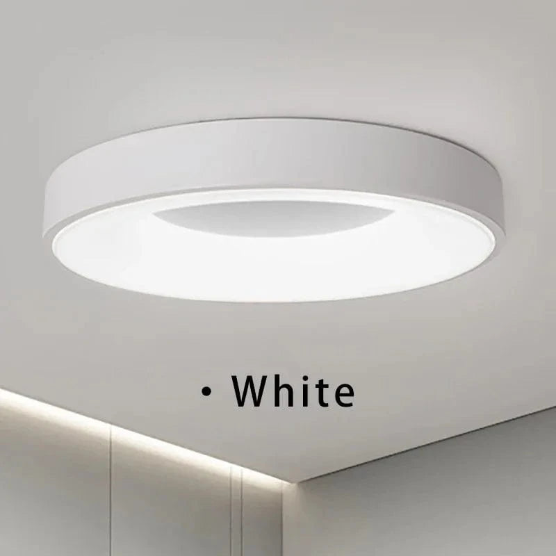 Plafonnier LED nordique contemporain circulaire Lumina | Marco Lucetti Blanc / 3 couleurs de gradation / 30CM-15W