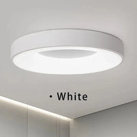 Plafonnier LED nordique contemporain circulaire Lumina | Marco Lucetti Blanc / 3 couleurs de gradation / 30CM-15W
