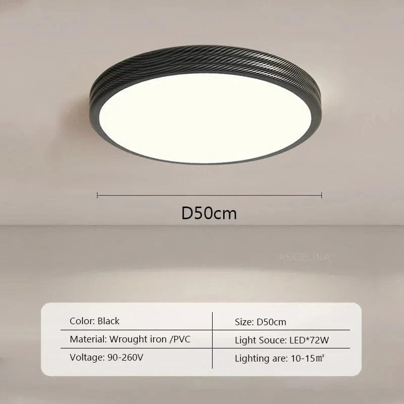 Plafonnier LED Nordique Crémeux-Vent | Marco Lucetti B50CM / Luminosité variable