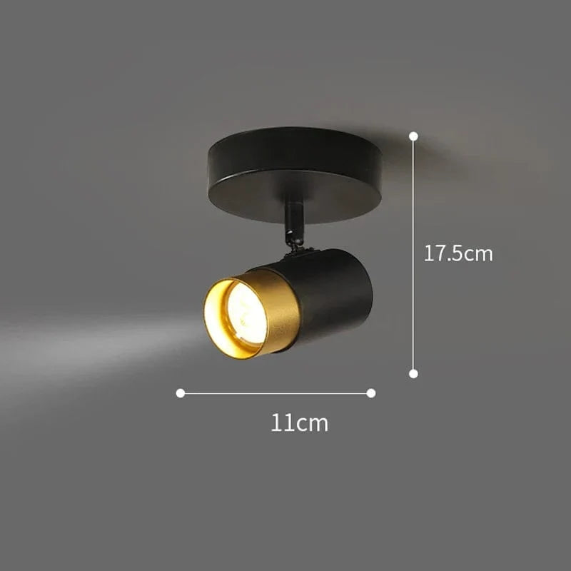 Plafonnier LED nordique - Éclairage intérieur pour toutes les pièces de la maison | Marco Lucetti 1 tête / 3 couleurs de lumière