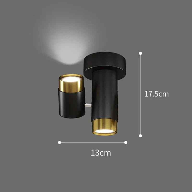 Plafonnier LED nordique - Éclairage intérieur pour toutes les pièces de la maison | Marco Lucetti 2 têtes / Lumière blanche