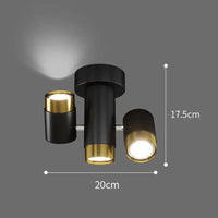 Plafonnier LED nordique - Éclairage intérieur pour toutes les pièces de la maison | Marco Lucetti 3 têtes / Lumière chaude