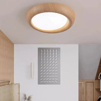 Plafonnier LED nordique en bois acrylique anti lumière bleue | Marco Lucetti