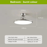 Plafonnier LED nordique en fer avec soucoupe volante - Luminaire décoratif d'intérieur | Marco Lucetti 40 cm brûlé