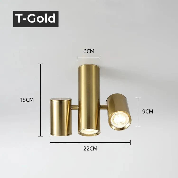 Plafonnier Led Nordique Gu10 Réglable - LuminaPalette | Marco Lucetti T-Or