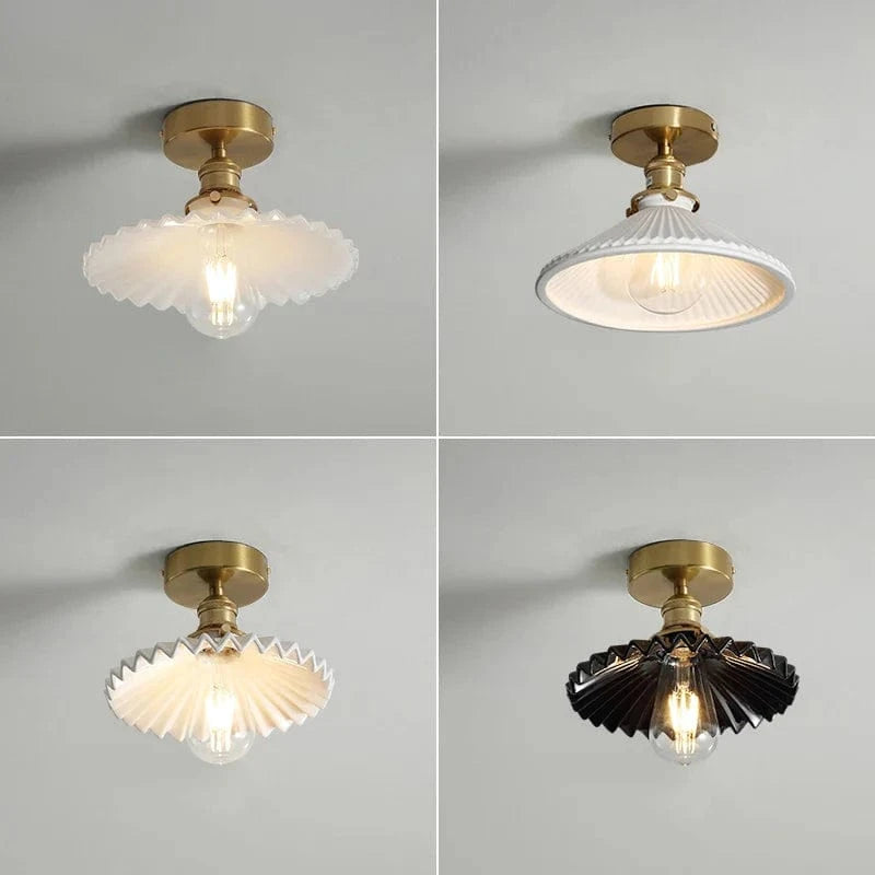 Plafonnier LED nordique iWHD en Cuivre et Céramique | Marco Lucetti