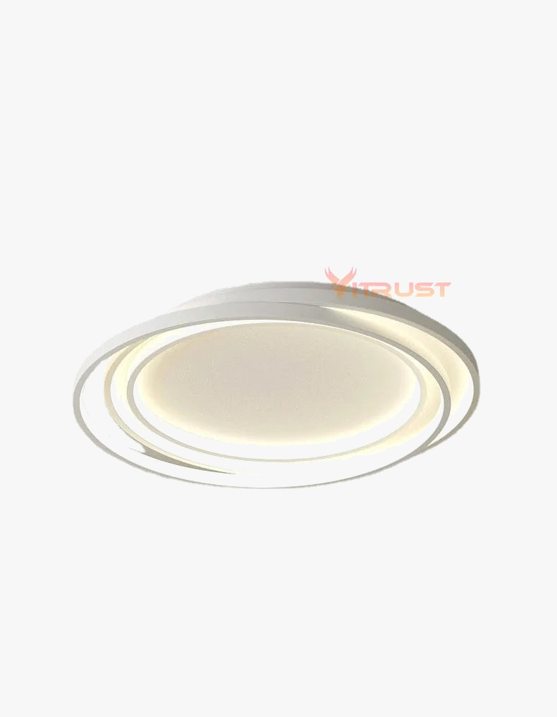 Plafonnier LED nordique moderne pour chambre, salle à manger, cuisine - noir et blanc