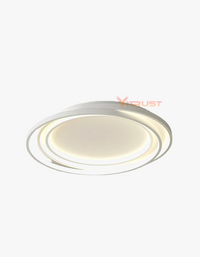 Plafonnier LED nordique moderne pour chambre, salle à manger, cuisine - noir et blanc