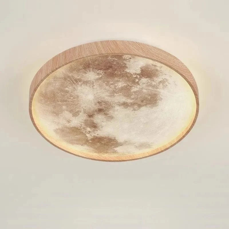 Plafonnier LED nordique Lunaire en bois | Marco Lucetti