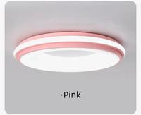 Plafonnier LED Nordique Macaron - Design Moderne et Créatif - Lampe Circulaire pour Chambre d'Enfant ou Salon | Marco Lucetti