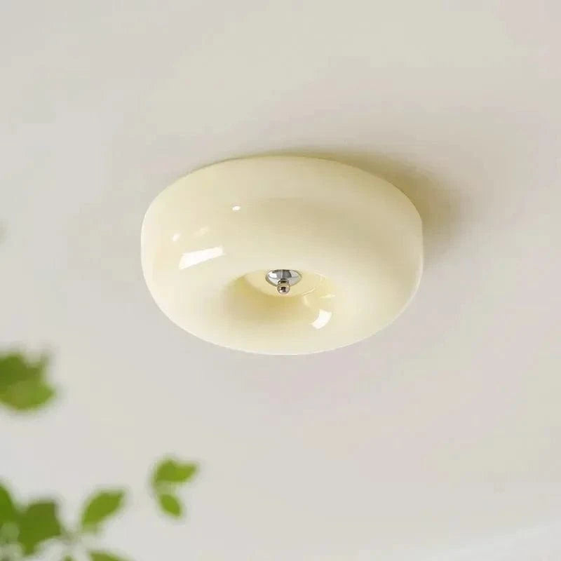Plafonnier LED nordique minimaliste Blanc/Beige - Édition Limitée | Marco Lucetti