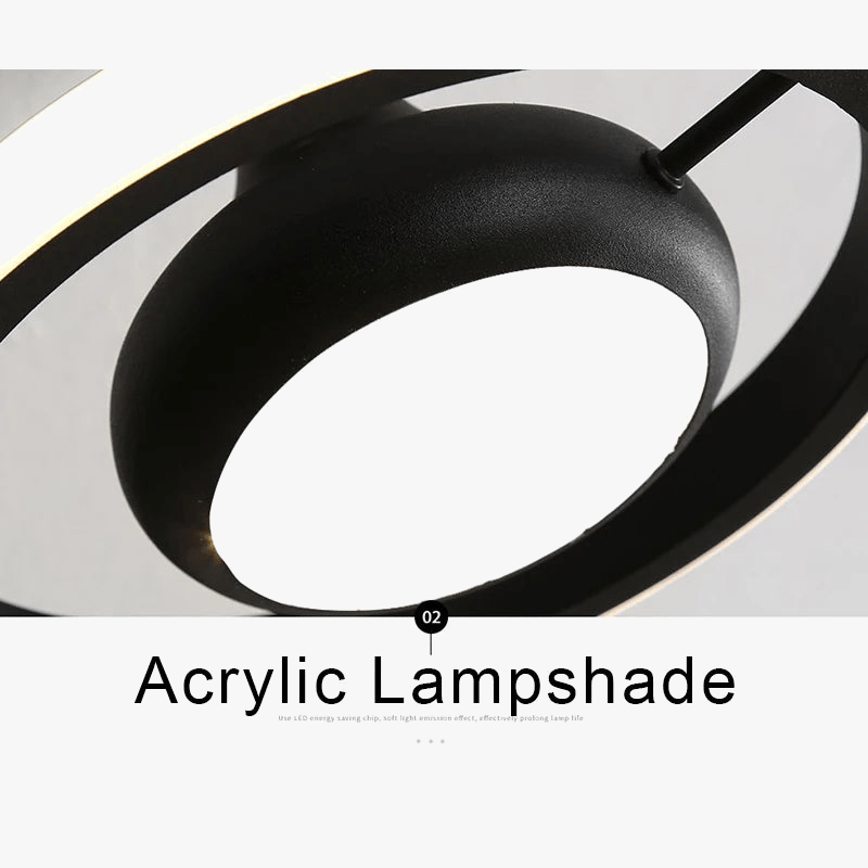 Plafonnier LED Nordique Moderne avec Télécommande Dimmable - Éclairage d'Intérieur  | Marco Lucetti