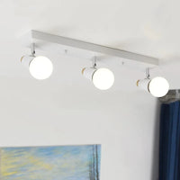 Plafonnier LED nordique moderne en fer - Montage en surface | Marco Lucetti BLANC / 1 tête