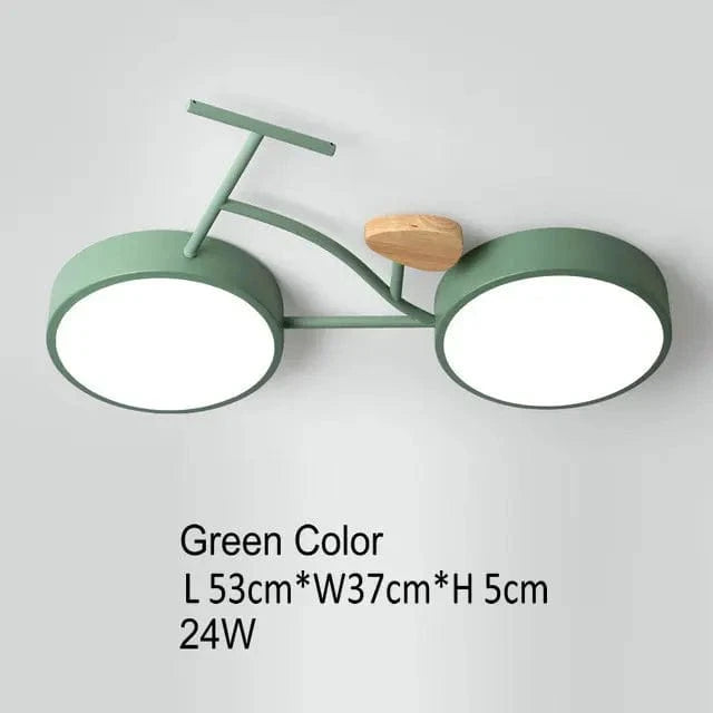 Plafonnier LED nordique moderne LEDöst | Marco Lucetti Lustre vert / Blanc chaud