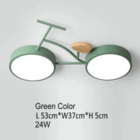 Plafonnier LED nordique moderne LEDöst | Marco Lucetti Lustre vert / Blanc chaud