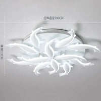 Plafonnier LED Nordique Moderne - Luminosité Intérieure | Marco Lucetti 12 têtes / Lumière blanche