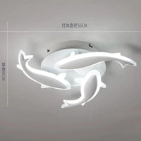 Plafonnier LED Nordique Moderne - Luminosité Intérieure | Marco Lucetti 3 têtes / Lumière blanche