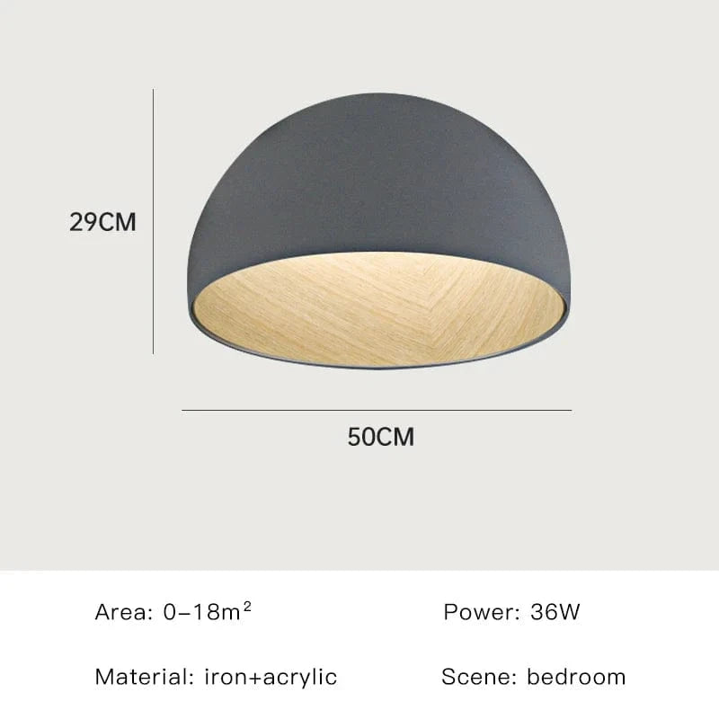 Plafonnier LED Nordique Moderne | Marco Lucetti Gris-50cm-B / Luminosité variable