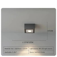 Plafonnier LED Nordique Moderne | Marco Lucetti Noir-12cm-C / Luminosité variable