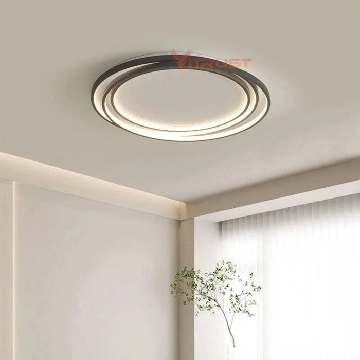 Plafonnier LED nordique moderne pour chambre, salle à manger, cuisine - noir et blanc | Marco Lucetti