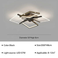 Plafonnier LED nordique pour ambiance intérieure - Design créatif et élégant. | Marco Lucetti