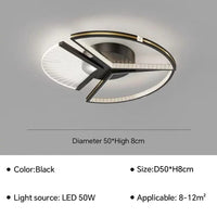 Plafonnier LED nordique pour ambiance intérieure - Design créatif et élégant. | Marco Lucetti