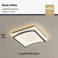 Plafonnier LED nordique pour chambre salon salle à manger étude cuisine - Lustre intérieur design NUITLUMI | Marco Lucetti