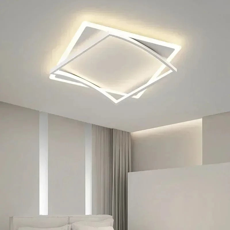 Plafonnier LED nordique pour chambre salon salle à manger étude cuisine - Lustre intérieur design NUITLUMI | Marco Lucetti
