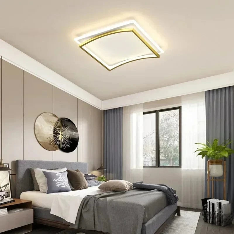 Plafonnier LED nordique pour chambre salon salle à manger étude cuisine - Lustre intérieur design NUITLUMI | Marco Lucetti