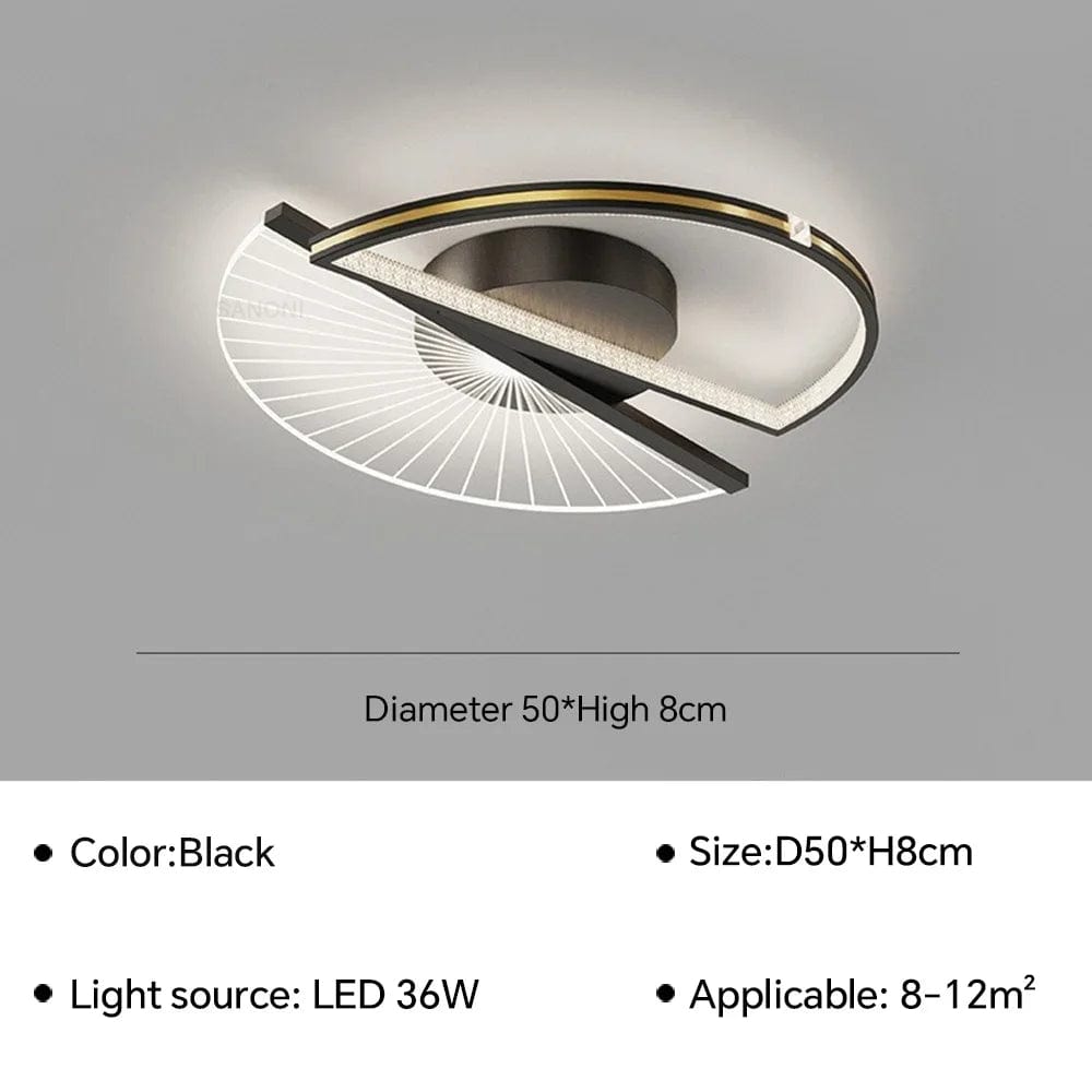 Plafonnier LED nordique pour chambre salon salle à manger étude Lustre design créatif - Décoration luminaire marque maison. | Marco Lucetti