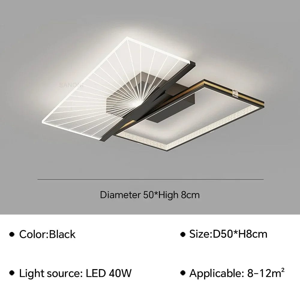 Plafonnier LED nordique pour chambre salon salle à manger étude Lustre design créatif - Décoration luminaire marque maison. | Marco Lucetti