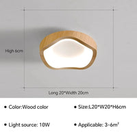 Plafonnier LED Nordique pour Salon Moderne | Marco Lucetti Bois F / Blanc chaud