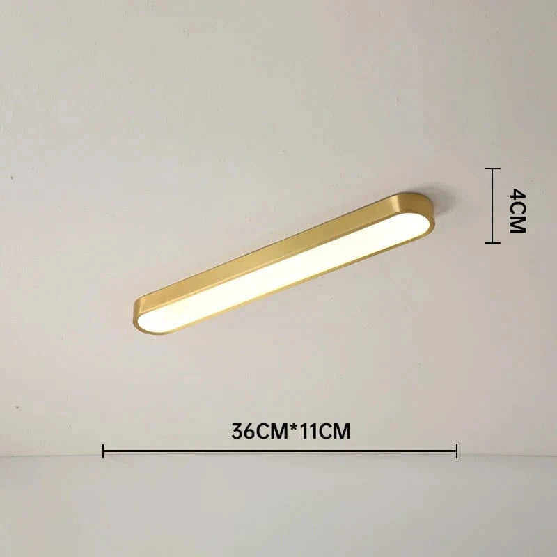 Plafonnier LED Nordique pour une Décoration Intérieure Lumineuse | Marco Lucetti Or 35CM / Lumière froide