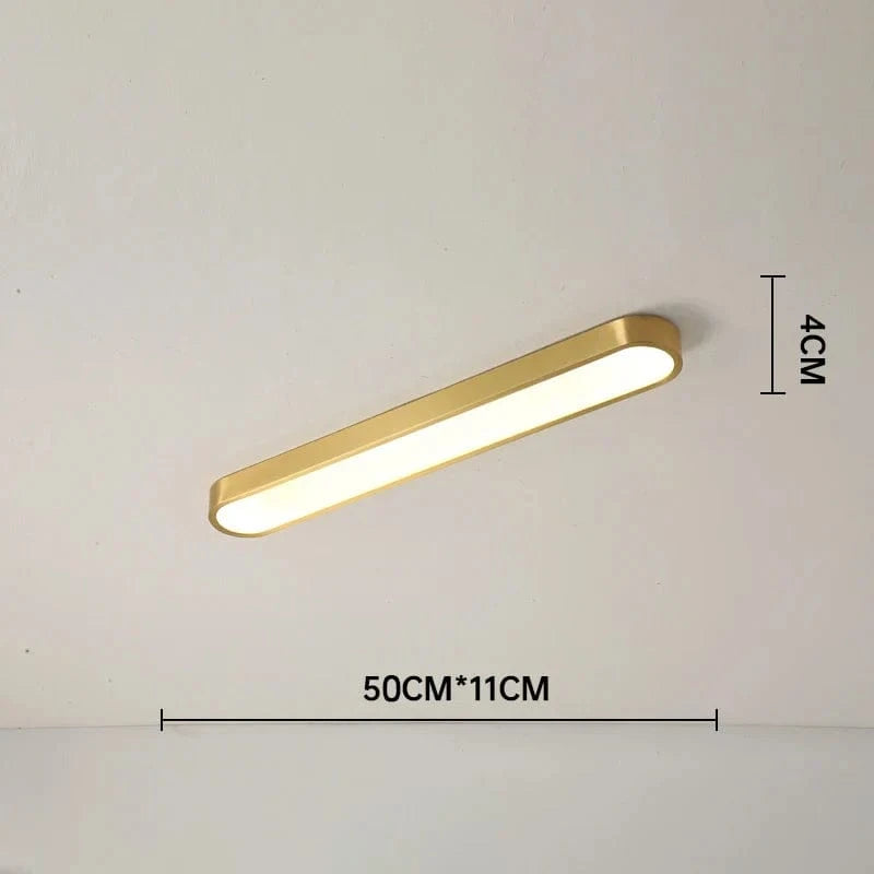 Plafonnier LED Nordique pour une Décoration Intérieure Lumineuse | Marco Lucetti Or 50CM / Lumière chaude